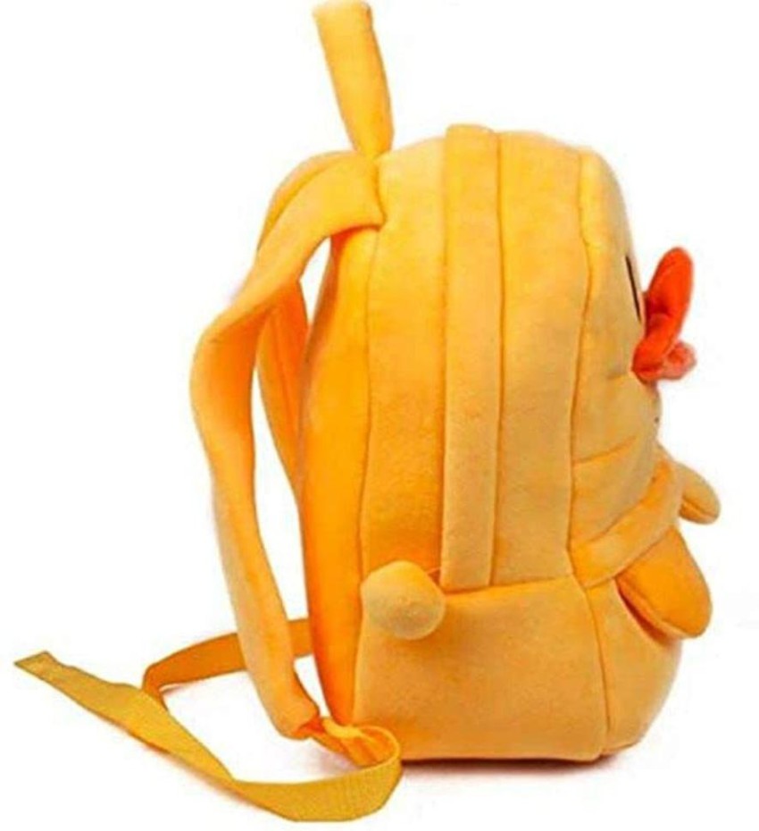 Fluffy Yellow Duck Backpack Purse Bag NEW