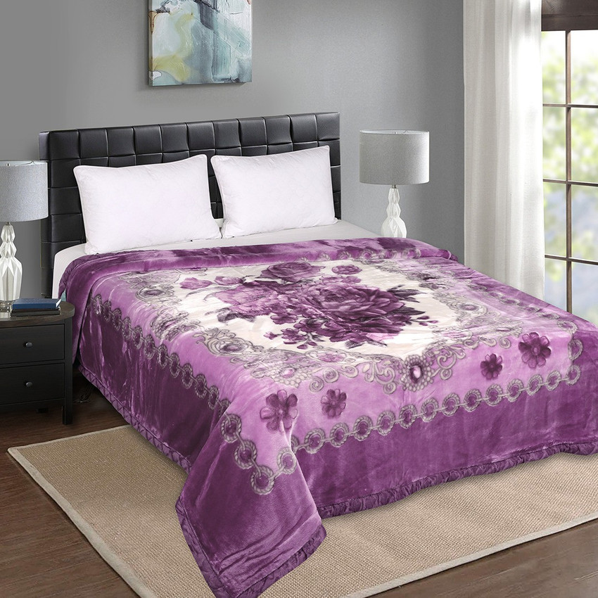 Signature Floral Double Mink Blanket for Heavy Winter Buy Signature Floral Double Mink Blanket for Heavy Winter Online at Best Price in India Flipkart