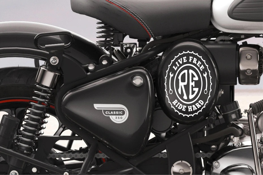 Royal enfield classic 350 cheap black stickers