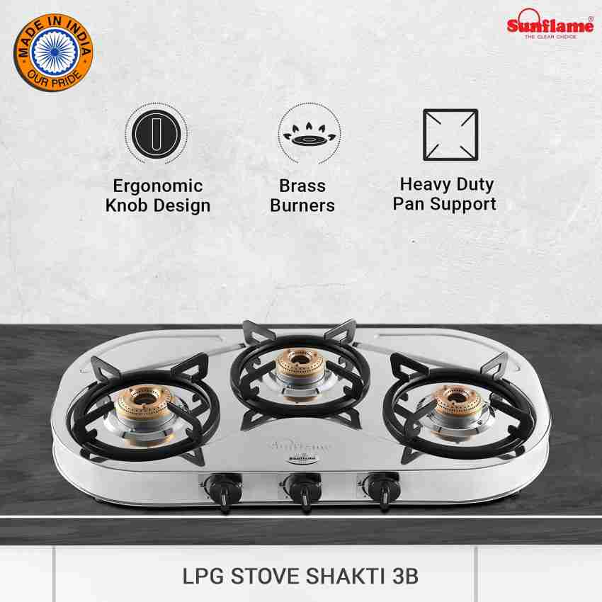 sunflame shakti 3 burner