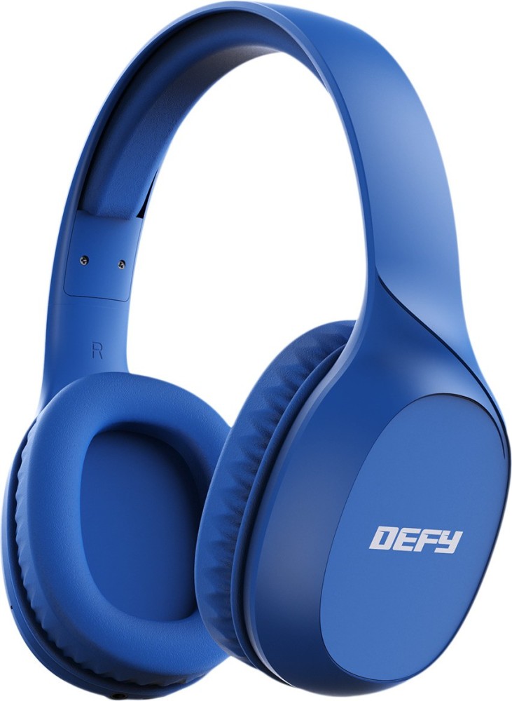 Dark blue online headphones