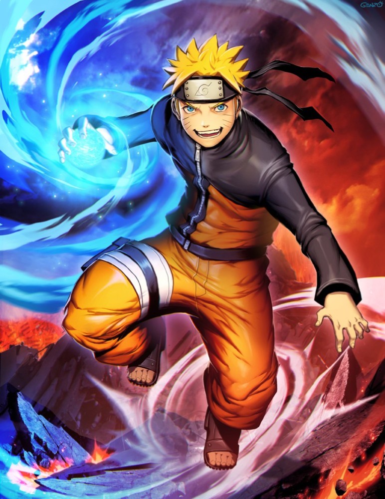 Naruto uzumaki ON GOOD QUALITY HD QUALITY WALLPAPER POSTER Fine Art Print -  Art & Paintings posters in India - Buy art, film, design, movie, music,  nature and educational paintings/wallpapers at