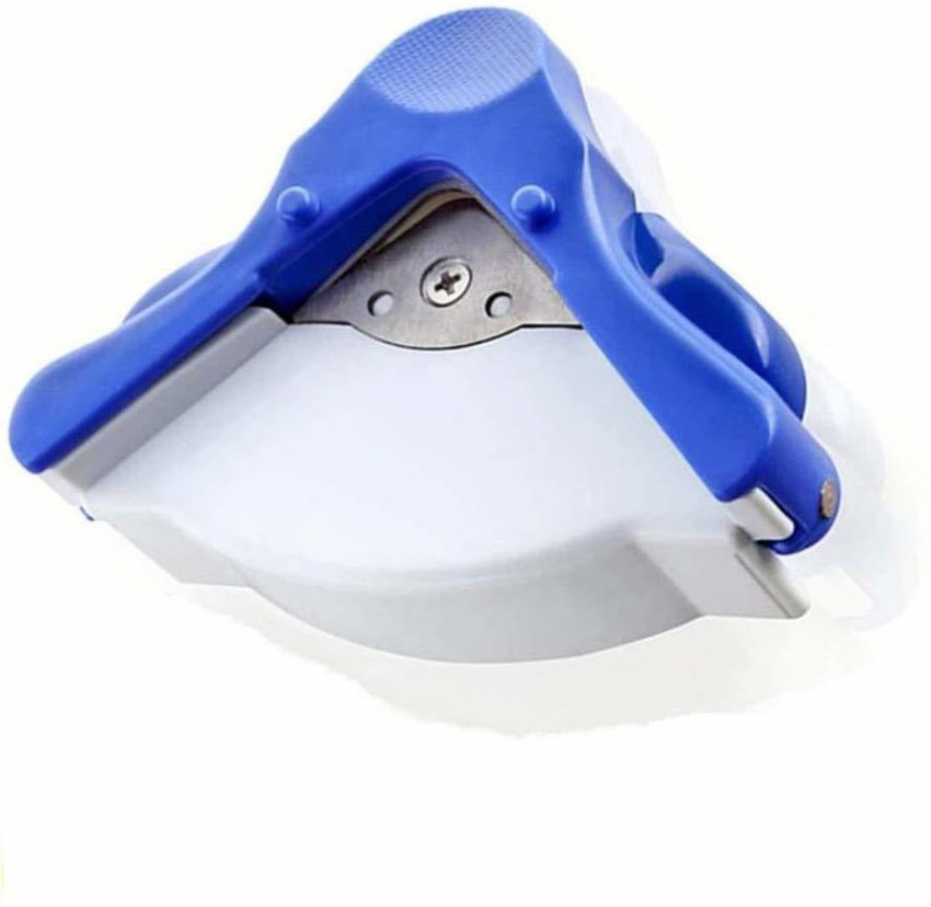 Gpoty R4 Corner Punch for Photo, Card, Paper; 4mm Corner Cutter Rounder Paper Punch; Small Rounded Cutting Tools, Blue