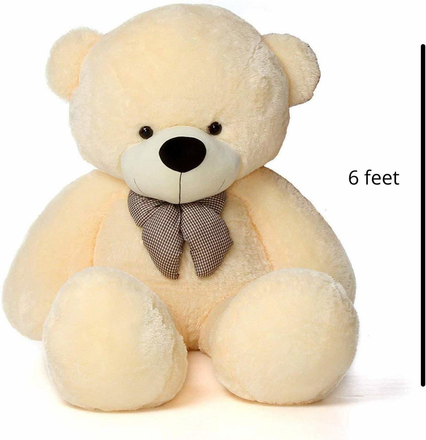 Soft teddy bear 6 feet shop