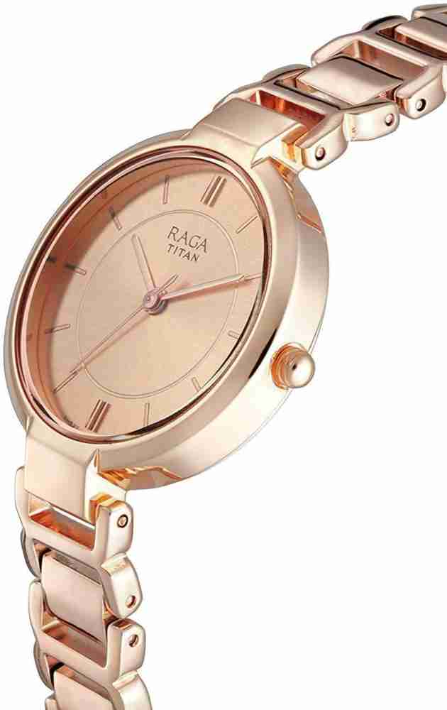 Titan raga best sale rose gold flipkart