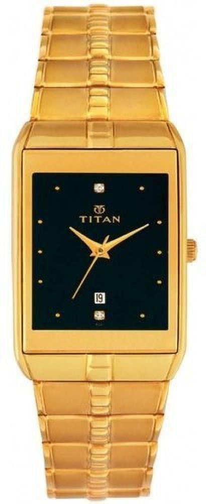 Titan gold colour watch price hot sale