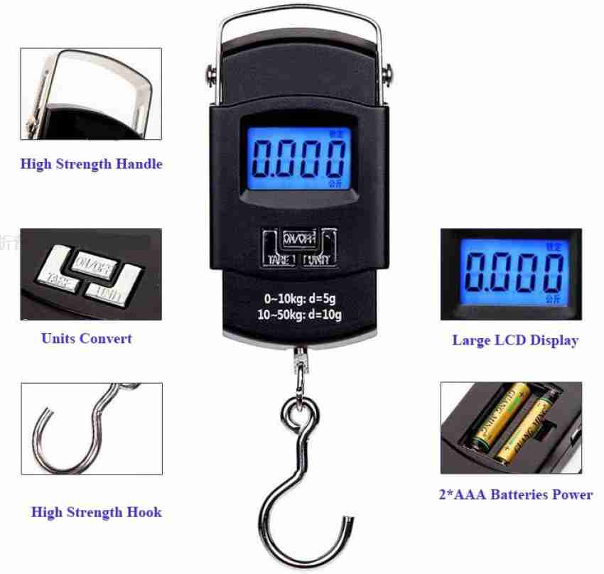 RFL Travel Bag Weight Checker Hanging Luggage Weighing Scales Electronic  Portable XA Weighing Scale Price in India - Buy RFL Travel Bag Weight  Checker Hanging Luggage Weighing Scales Electronic Portable XA Weighing