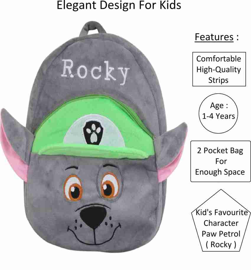 Kraftix grey paw patrol rocky dog cartoon soft plush teddy bear