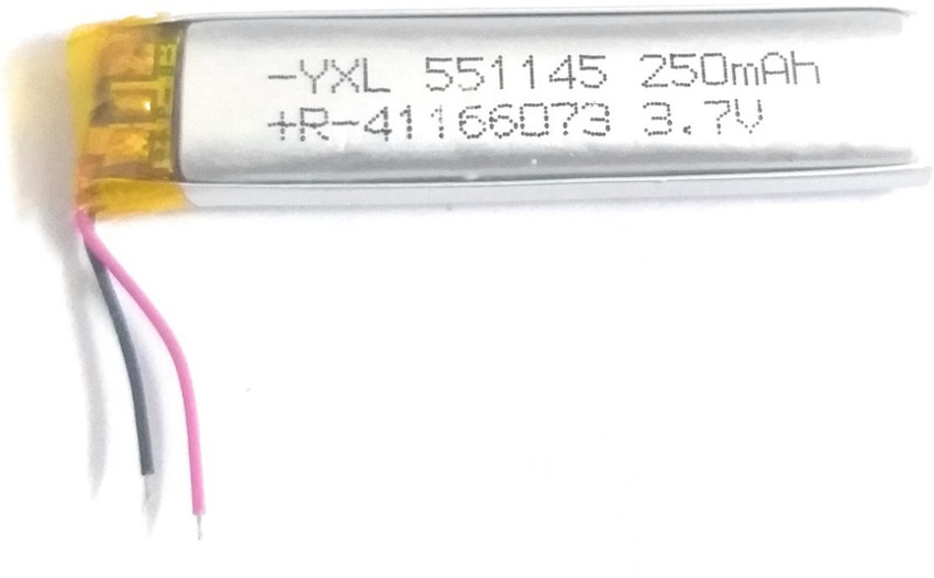 kp 551545 3.7v 250Mah Rechargeable battery for Bluetooth handset Speaker battery Toy battery Battery kp Flipkart