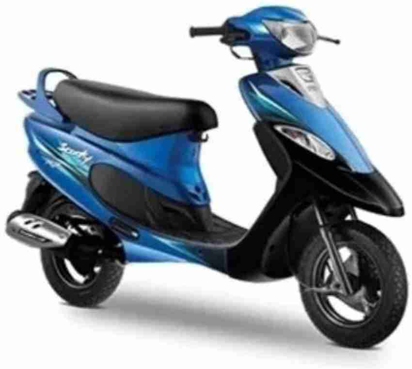 PBTA PU Leather Scooty Waterproof Dustproof Black seat Cover for