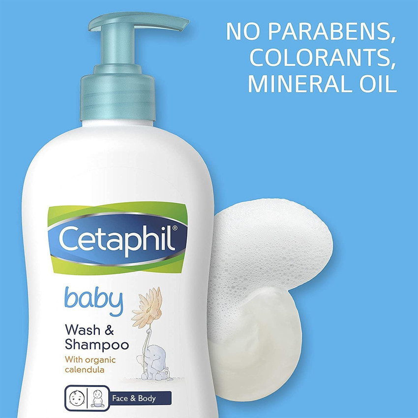Cetaphil baby wash and shampoo with organic calendula cheap