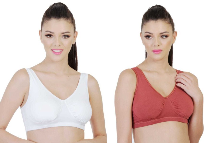 Buy Envie Women's Sleeping Bra/Full Coverage, Non-Padded, Non-Wired,  T-Shirt Type Bra/Inner Wear for Ladies Daily use Night Bra Online In India  At Discounted Prices