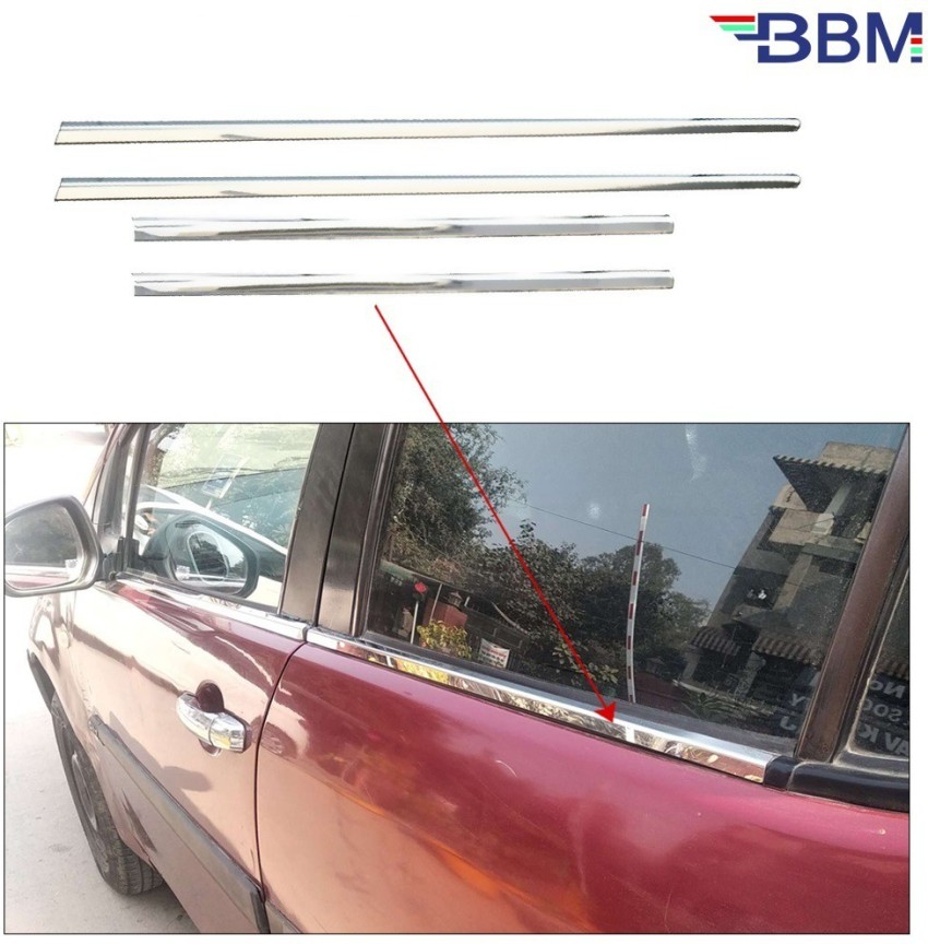 Car window shop chrome beading