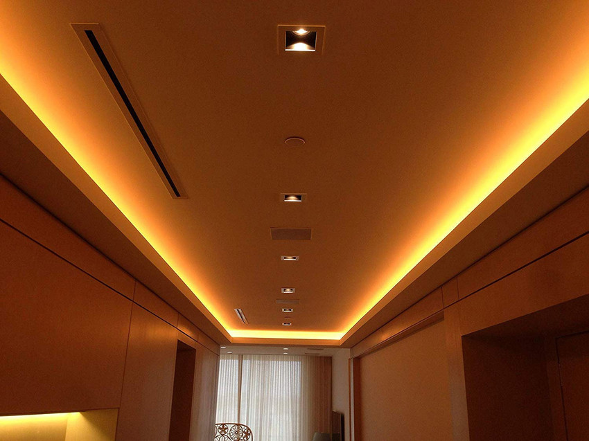 Tryka 5730 Led Strip Cove Light 72 Led s 30 Meter Roll Warm White Yellowish Recessed Ceiling Lamp