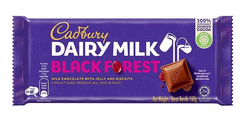 Cadbury Dairy Milk Black Forest Imported Bars Price in India