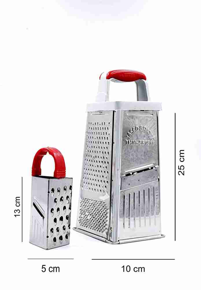 startail Stainless Steel Chopper / Chipser / Kaddukas/ Jumbo Size with  Small Ginger and Garlic Vegetable & Fruit Grater & Slicer Price in India -  Buy startail Stainless Steel Chopper / Chipser /