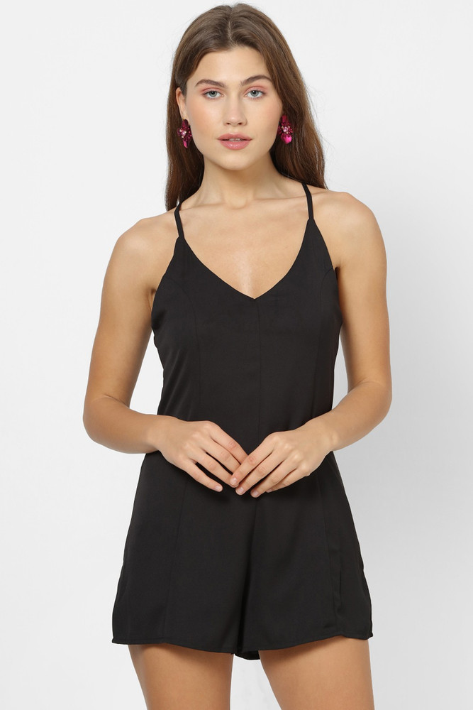 Forever 21 black romper store