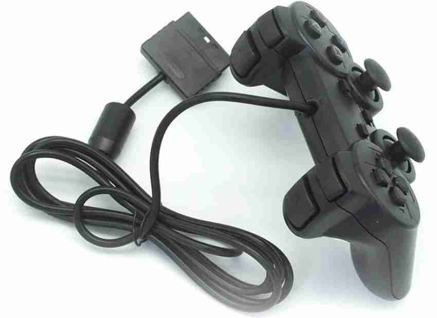Tech Aura Playstation 2 wired black controller for PS2 Joystick Gamepad For  Dual Vabration joystick USB Gamepad - Tech Aura 