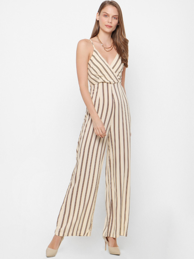Pinstripe jumpsuit forever 21 sales