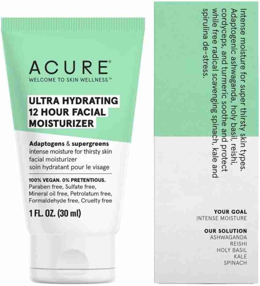 Acure Ultra Hydrating 12 Hour Moisturizer - Price in India, Buy Acure Ultra  Hydrating 12 Hour Moisturizer Online In India, Reviews, Ratings & Features