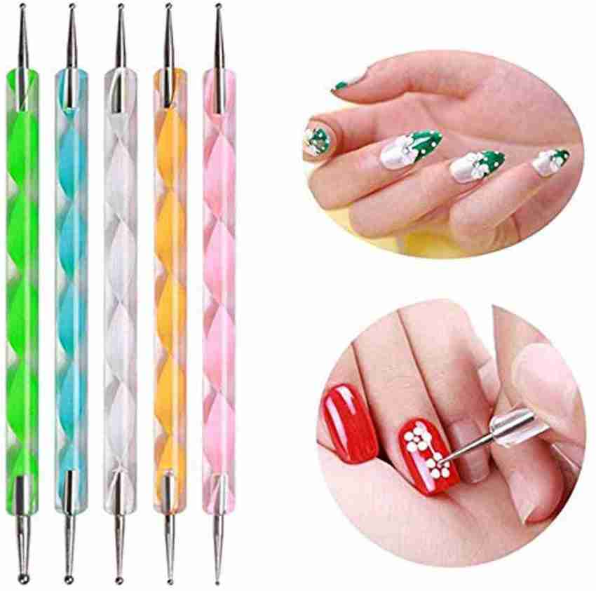 XBY 5 pcs Nail Art Dotting tool for girls,women - Price in India, Buy XBY 5  pcs Nail Art Dotting tool for girls,women Online In India, Reviews, Ratings  & Features