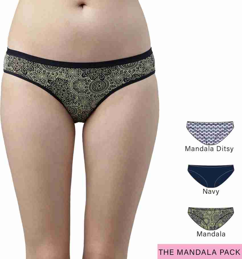 Enamor Antimicrobial, Stain Release Finish CB01 Full-Coverage Low-Waist  Stretch Cotton Women Bikini Multicolor Panty - Buy Enamor Antimicrobial,  Stain Release Finish CB01 Full-Coverage Low-Waist Stretch Cotton Women  Bikini Multicolor Panty Online at