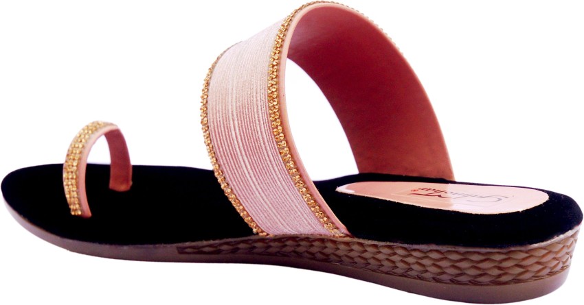 Gulmohar Fashion Women Pink Flats - Buy Gulmohar Fashion Women Pink Flats  Online at Best Price - Shop Online for Footwears in India