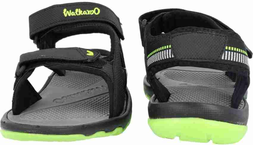 WALKAROO Men Black Sandals Buy WALKAROO Men Black Sandals Online