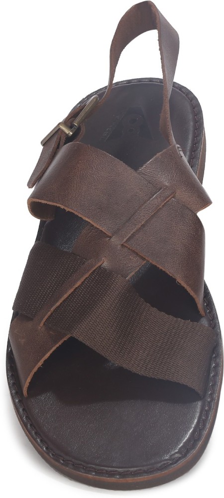 Ruosh men's leather on sale sandals and floaters