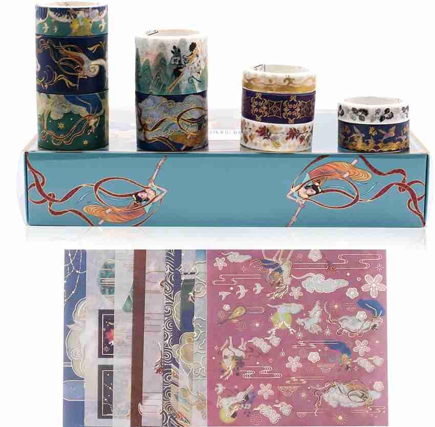 Samvardhan 24 Rolls Cute Washi Tape Set Small Washi Tape Set