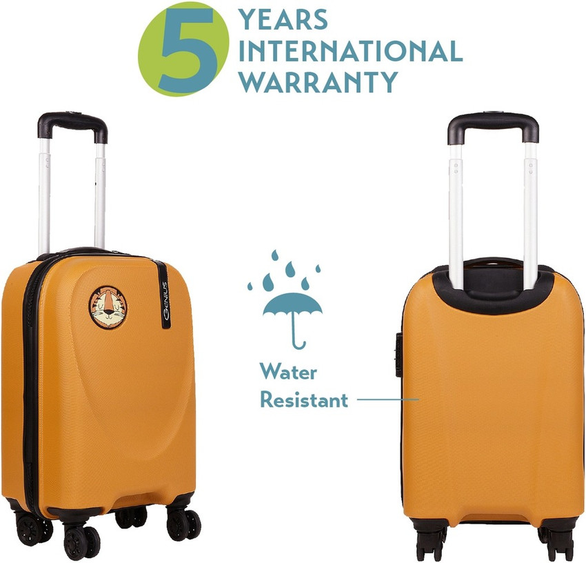 GENIUS by SAFARI ZOOLU TIGER 55 Cabin Suitcase 4 Wheels 22 inch