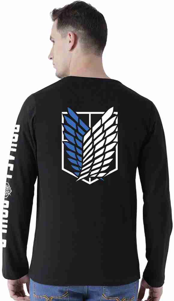 Attack On Titan Colorblock Black T-Shirt