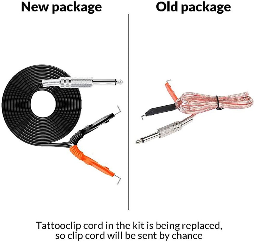 HANNEA Tattoo Machine Kit for Beginners Tattoo Power Supply Kit 1 Black  Tattoo 5 Tattoo Needles