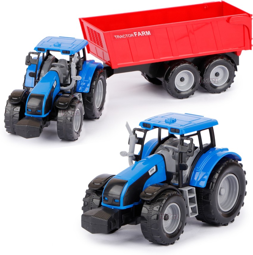 Friction Powered Farm Tractor Toy