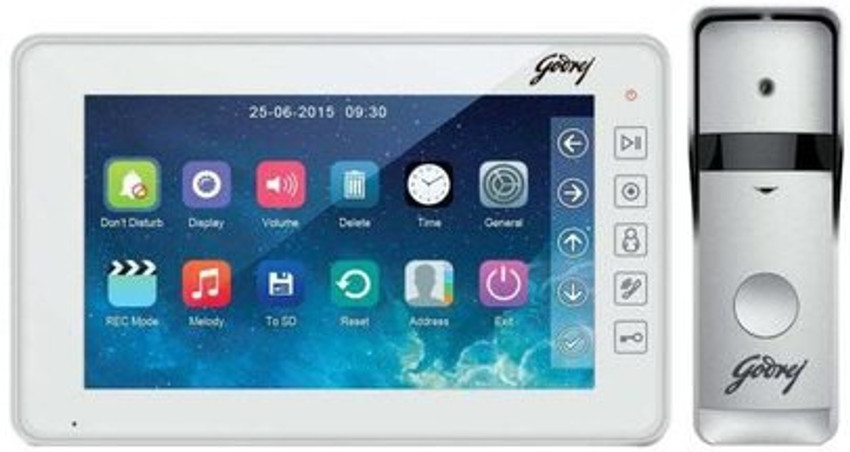 Godrej Seethru Metal ST7 Lite Video Door Phone Price in India