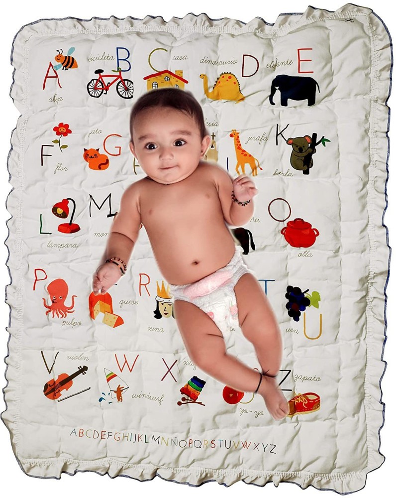khatumbdi Newborn Baby Lacy Cotton Baby Bed, Godari, Cradle Bed, Crib  Sheet, Multi Design for 0-4 Year (Multi Color) (Elephant) New born baby A  To Z Alphabet Price in India - Buy