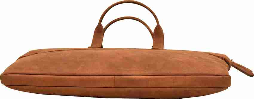 Flipkart Trishikha Genuine Leather Slim Laptop Bag For Men