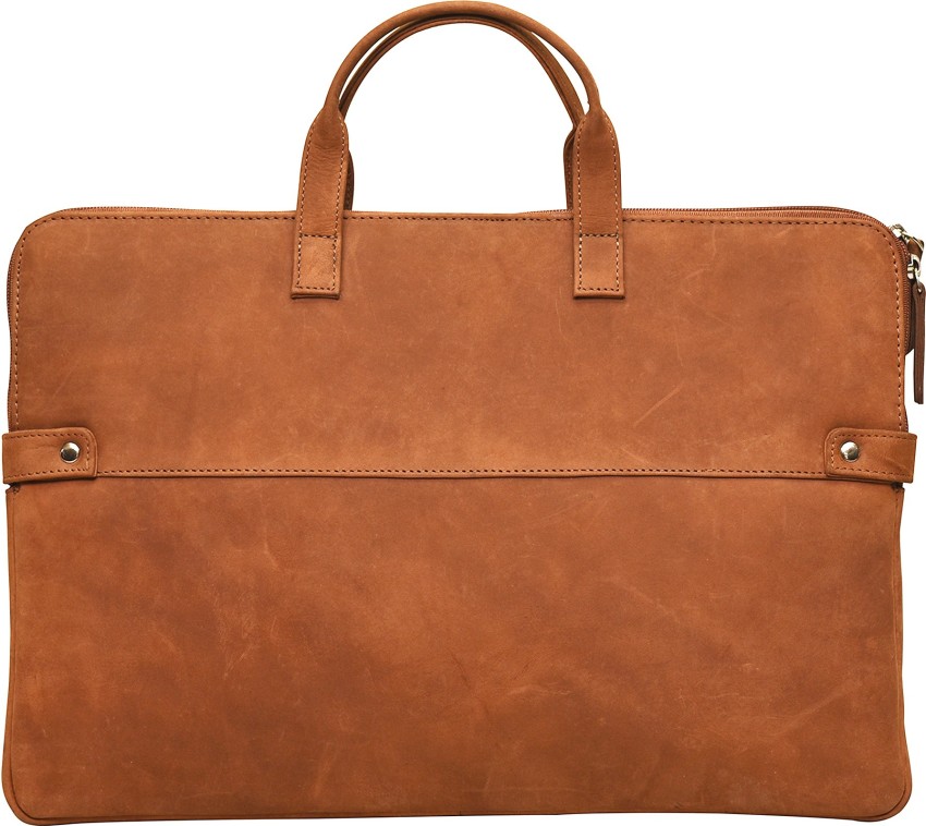 full grain leather laptop briefcase