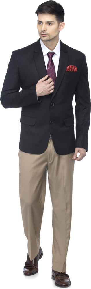 FAVOROSKI Solid Single Breasted Party Men Blazer Buy FAVOROSKI