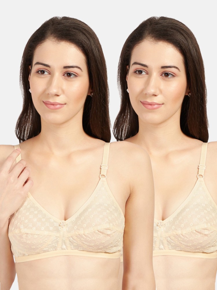 Buy SONARI Unique Women's Regular Bra (Nude, 36) at