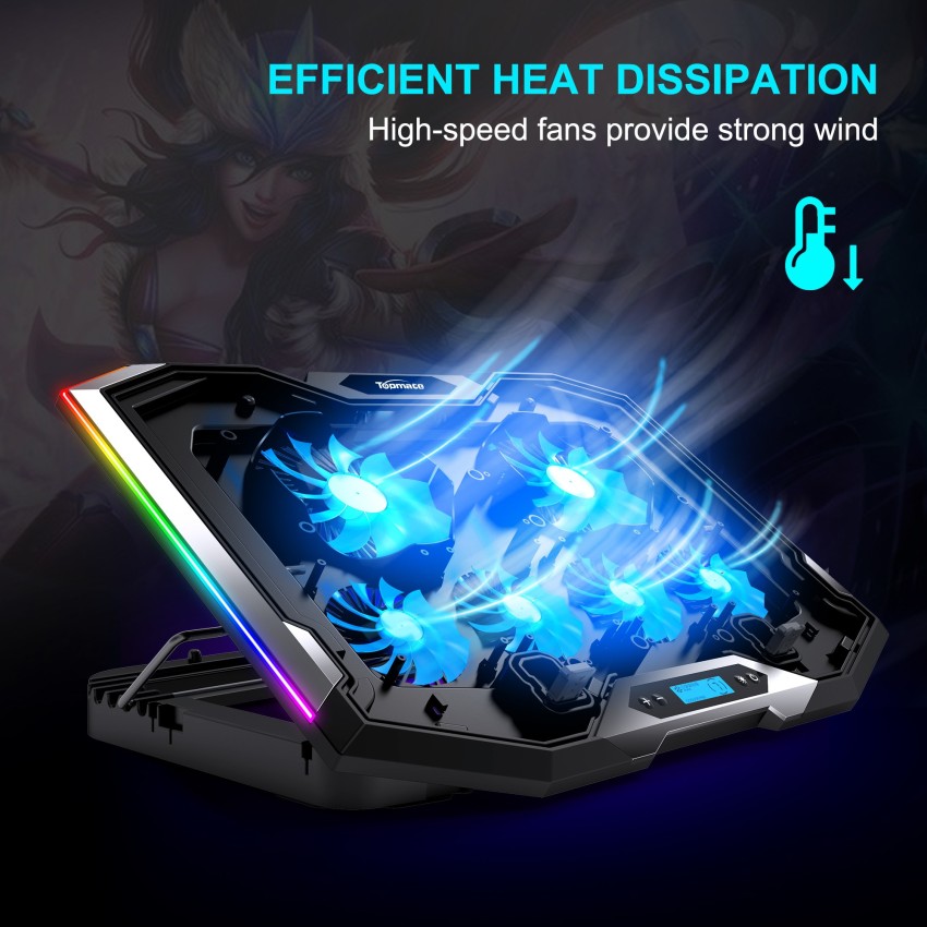 Topmate C11 5 Fan Cooling Pad - Topmate 