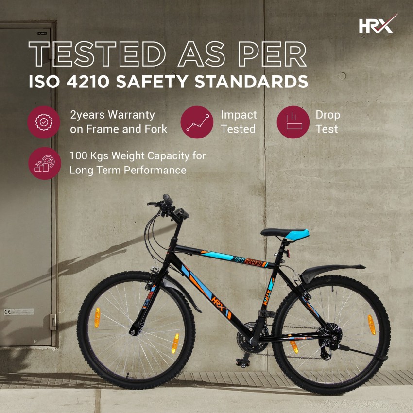 HRX XTRM CT 500 85% Assembled 26 T Hybrid Cycle/City Bike Price in India -  Buy HRX XTRM CT 500 85% Assembled 26 T Hybrid Cycle/City Bike online at