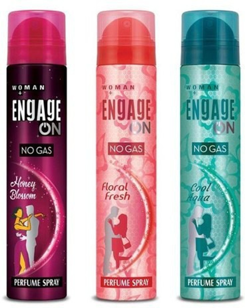 Engage Perfume Spray pack of 3 Perfume Body Spray For Men