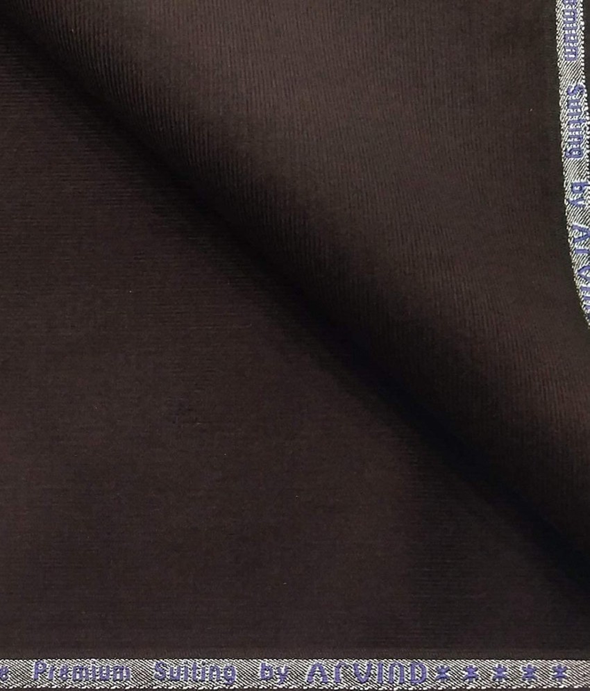 Arvind White 100% Premium Cotton Blue & Black Check Shirt Fabric  (Unstitched - 1.60 Mtr)
