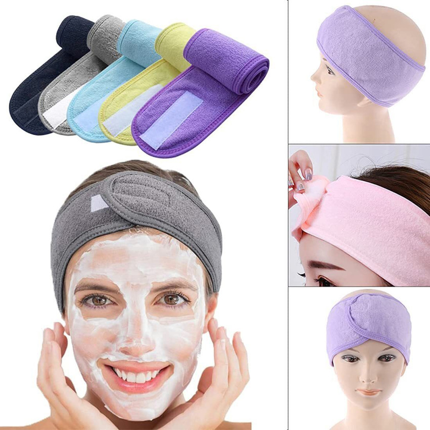 Women Adjustable Hairband Makeup Head Bands Wash Face Headband