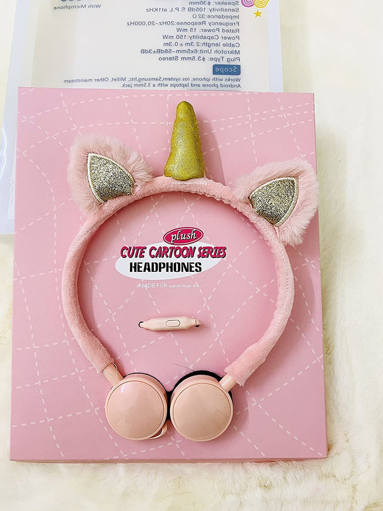 Pink hotsell glitter headphones