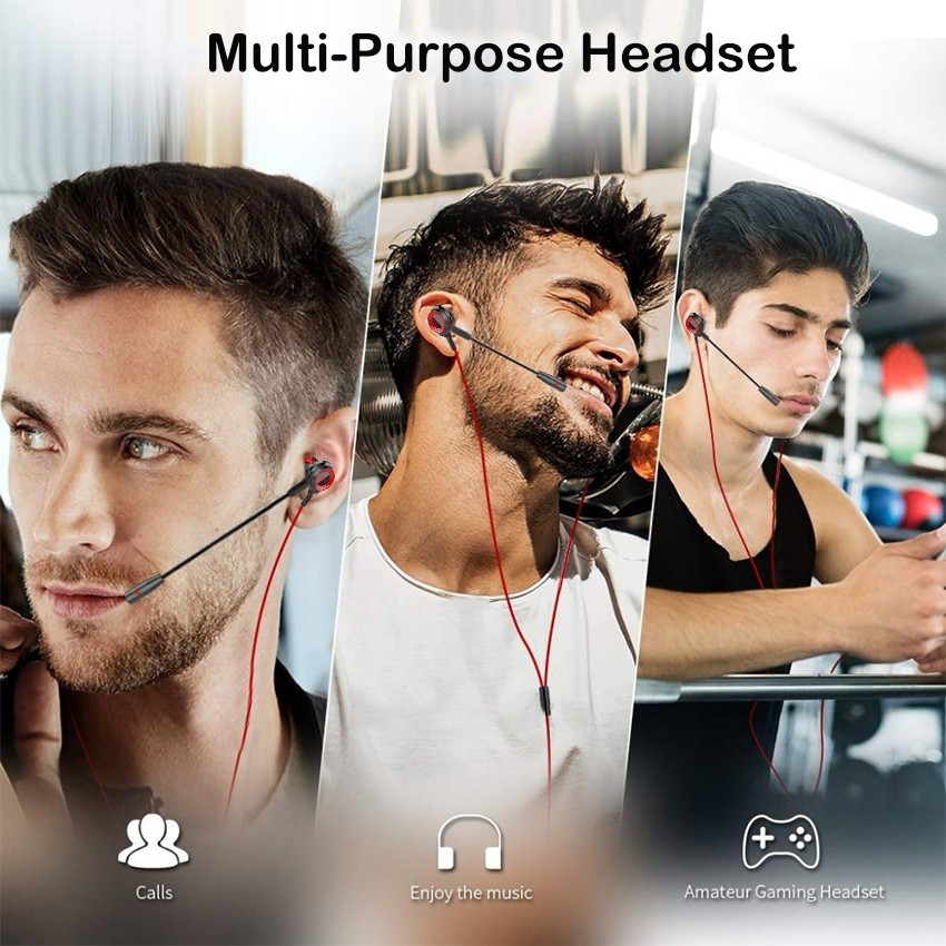 Filiz G9 Gaming Earphone Wired For Pubg 3.5mm Headphones 7.1 With