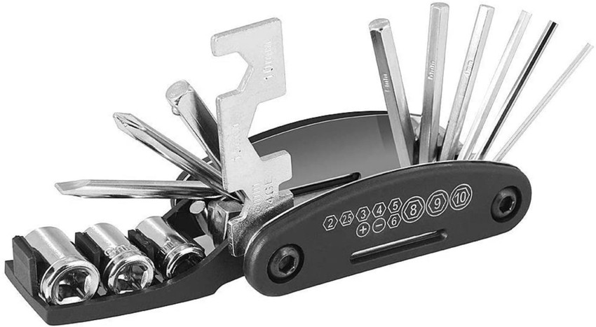 FABSPORTS compact Bike Bicycle Repair Tool Kits 16 in 1