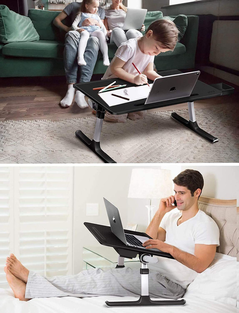 Saiji laptop 2025 bed tray table