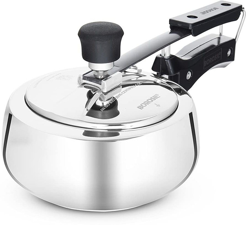 Borosil stainless steel pressure cooker sales